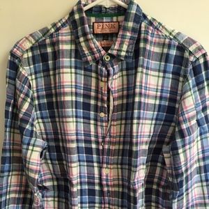 Men's Thomas Pink Linen Shirt